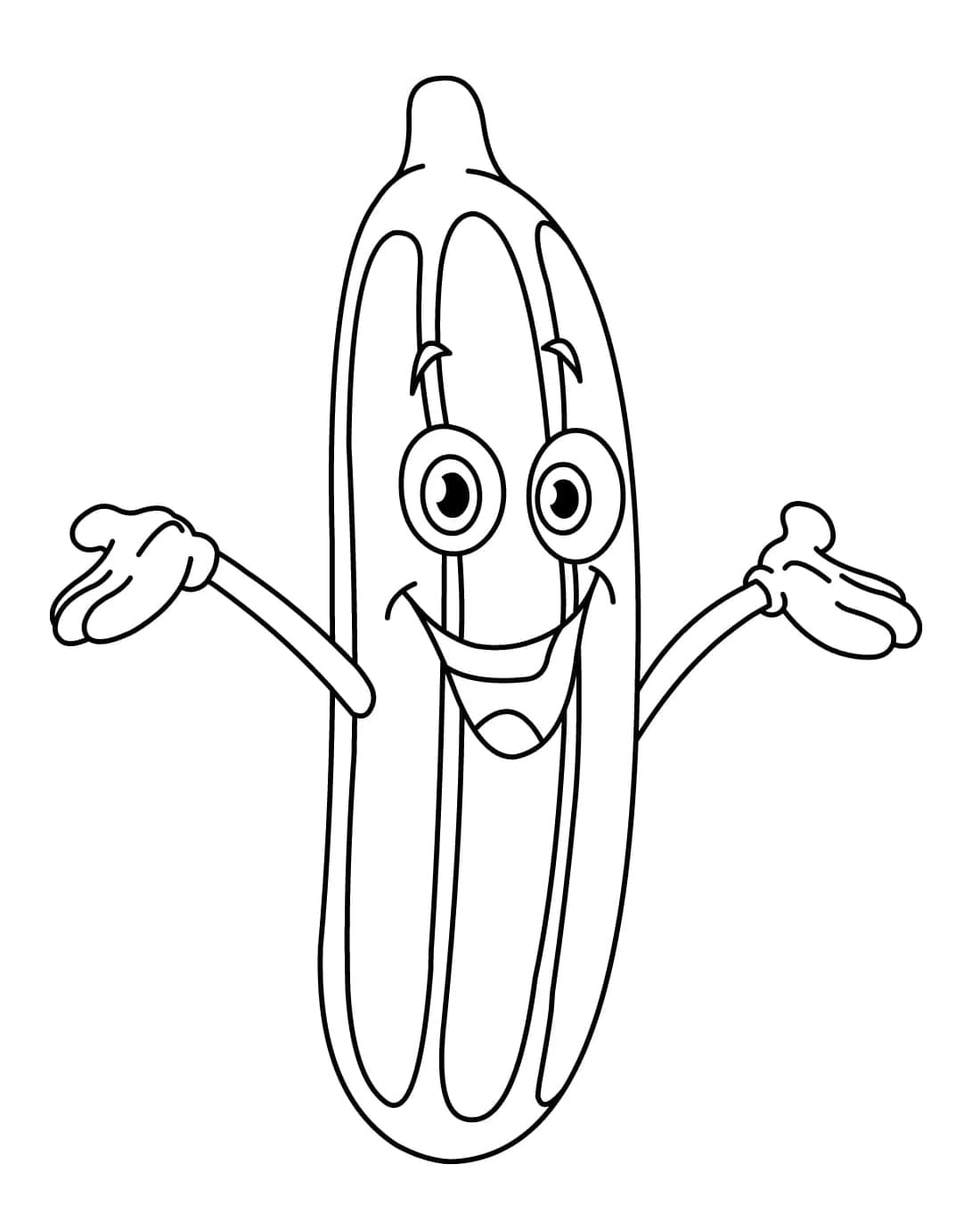 ζωγραφική Χαρούμενο Αγγούρι