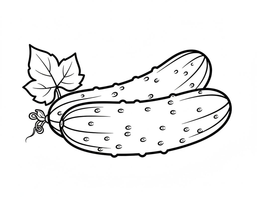 ζωγραφική Δύο Αγγούρι