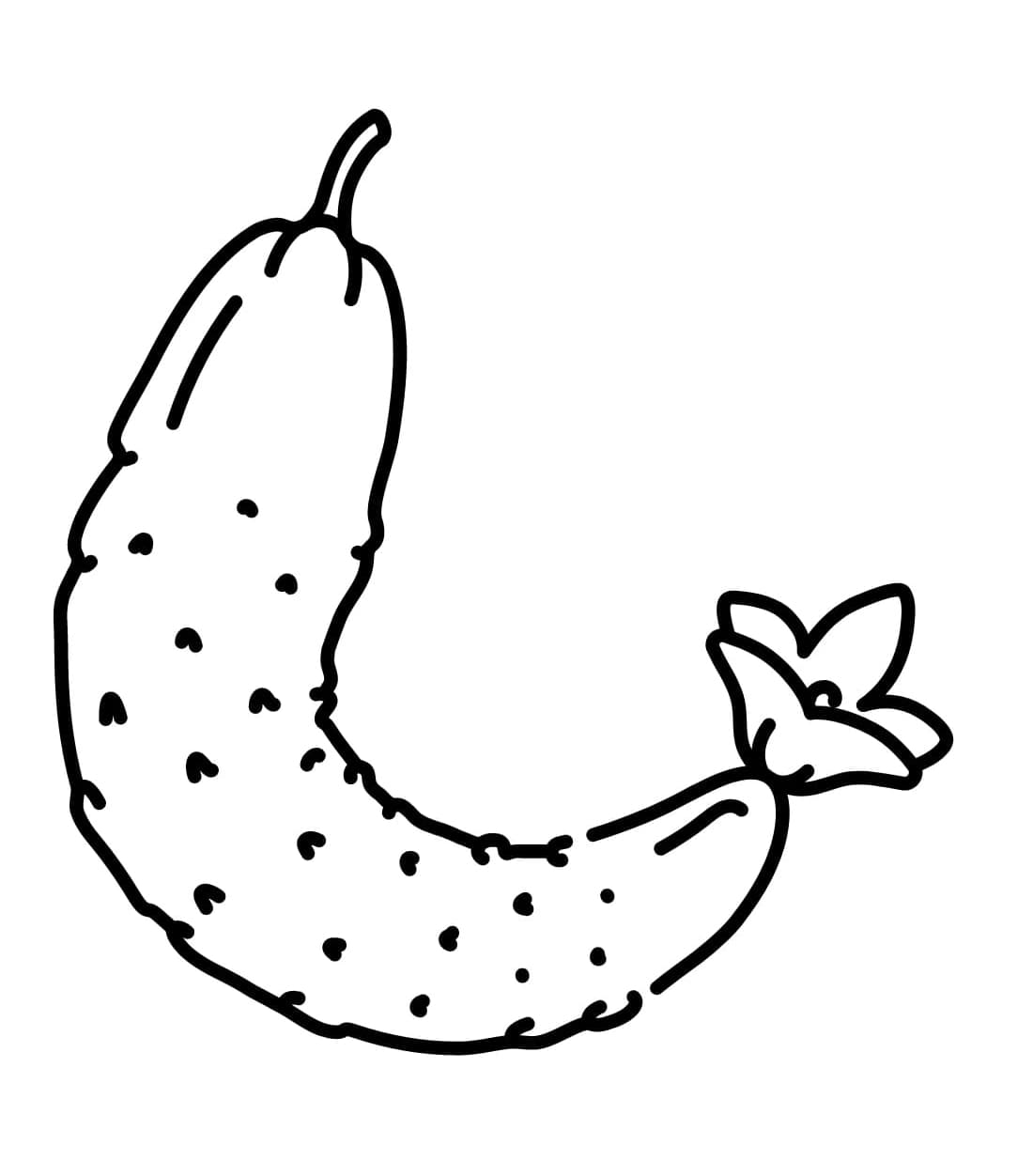 ζωγραφική Εικόνα Αγγουριού