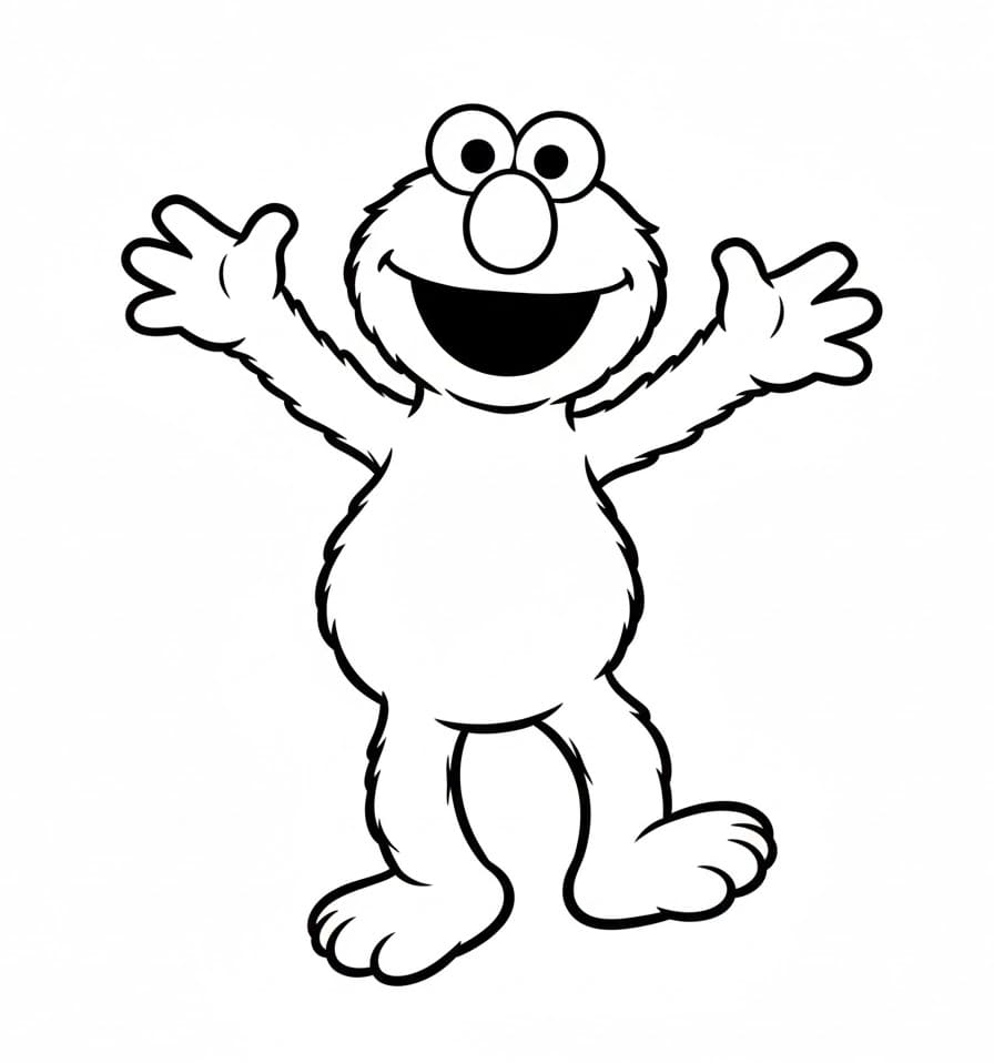 ζωγραφική Έλμο χωρίς βαφή