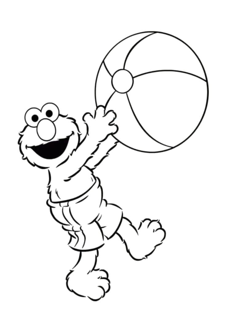 ζωγραφική Έλμο και Μπιτς Μπολ