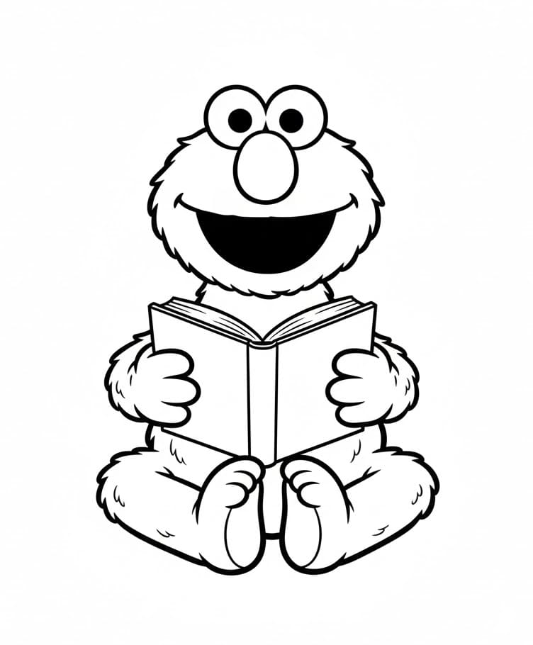 ζωγραφική Έλμο βιβλίο ανάγνωσης