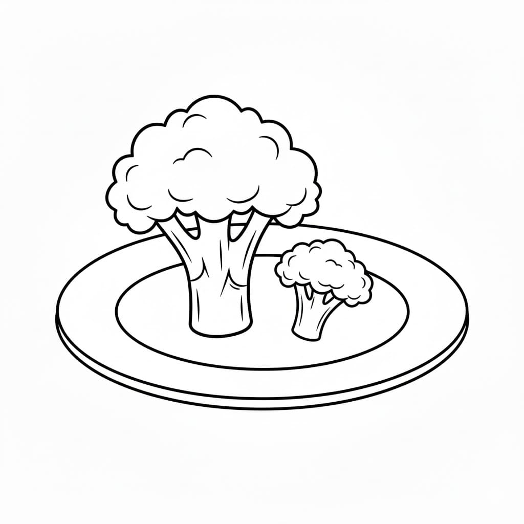 ζωγραφική Γλυκό μπρόκολου