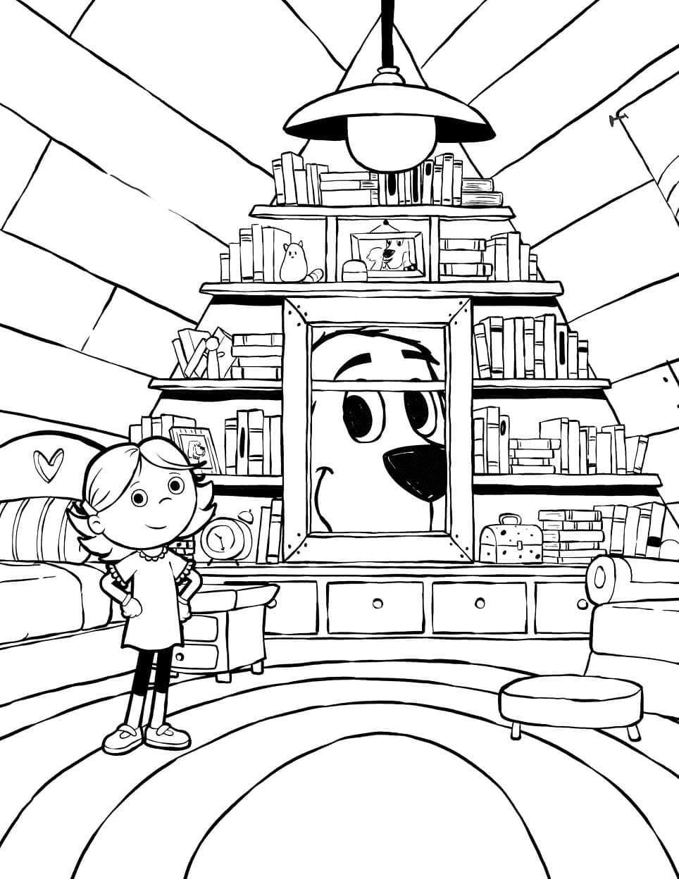 ζωγραφική Η Έμιλι με τον Κλίφορντ