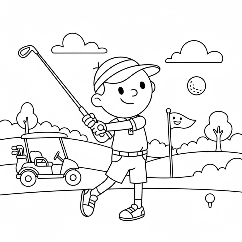 ζωγραφική Κλήρωση γκολφ