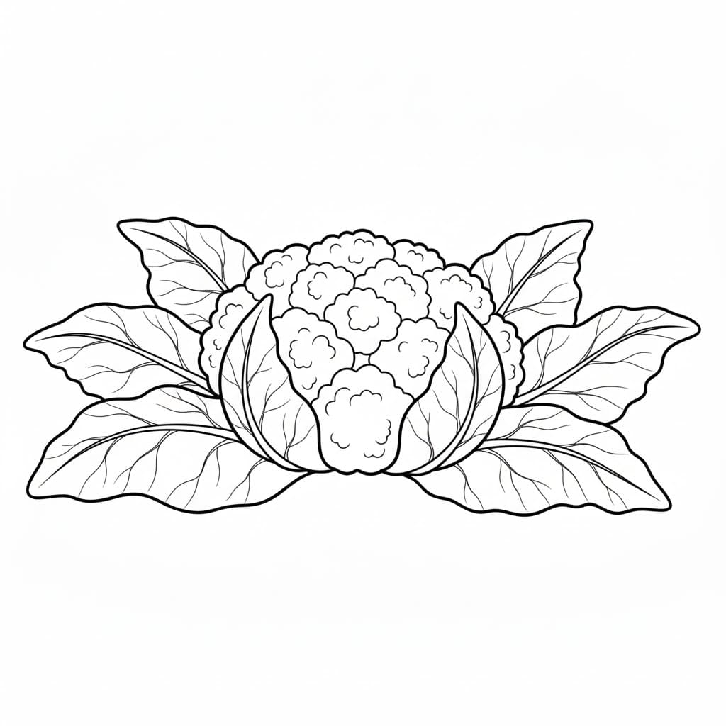 ζωγραφική Κουνουπίδι χωρίς εκτύπωση