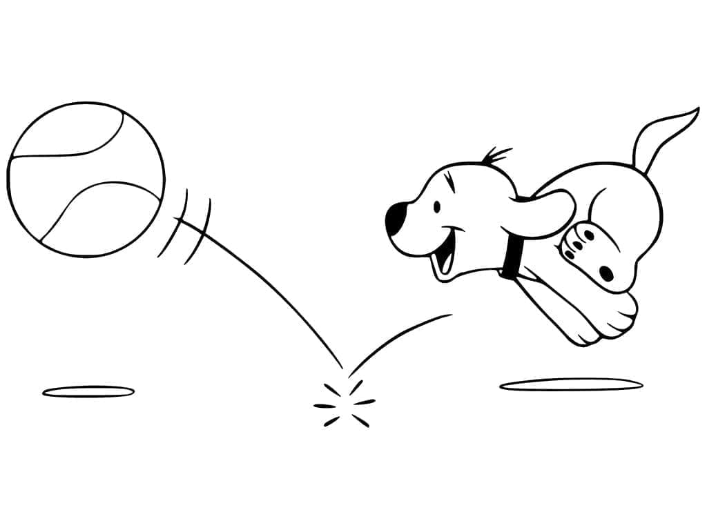 ζωγραφική Κουτάβι Κλίφορντ