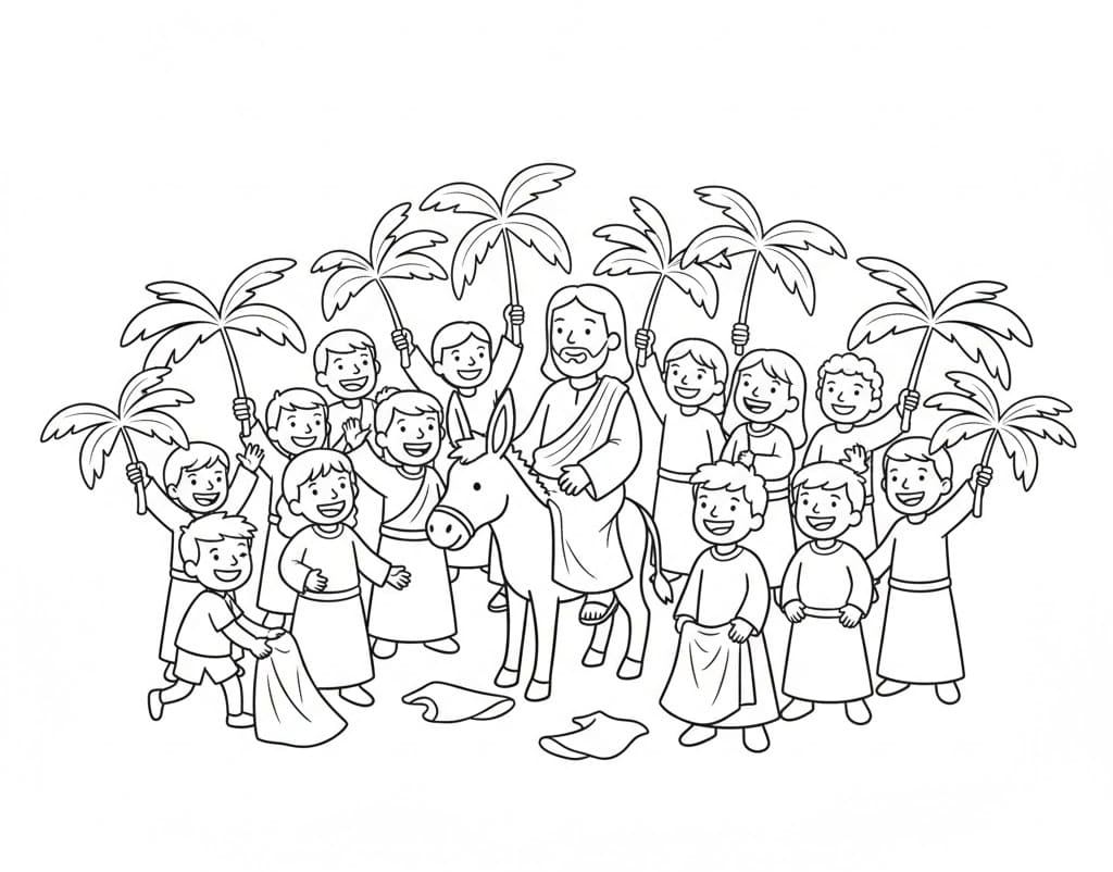 ζωγραφική Κυριακή των Βαΐων αστείο