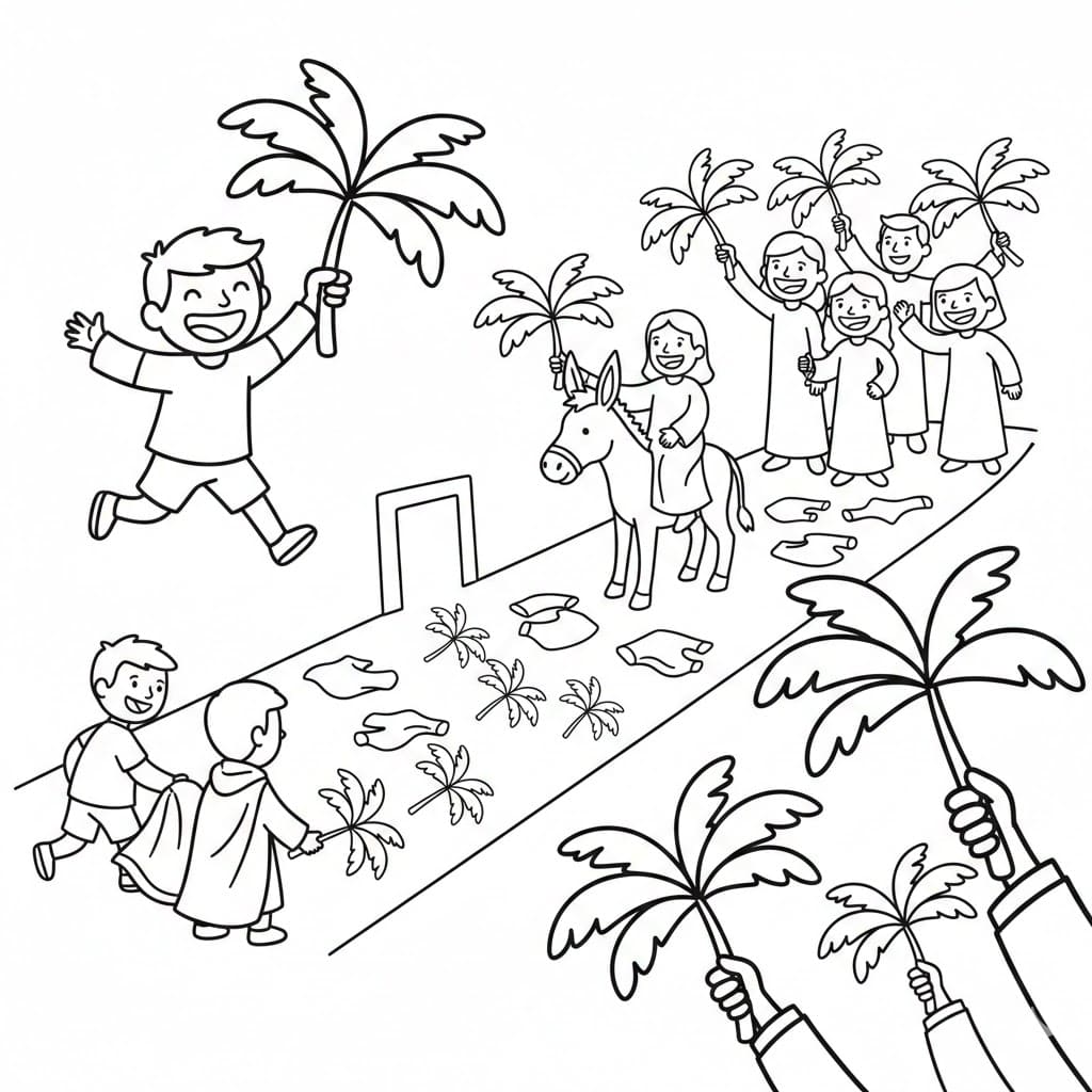 ζωγραφική Κυριακή των Βαΐων καταπληκτική