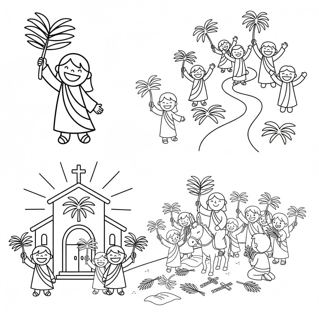 ζωγραφική Κυριακή των Βαΐων πολύ ωραία