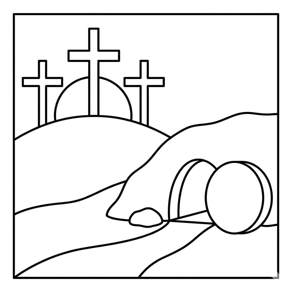 ζωγραφική Μεγάλη Παρασκευή απλό