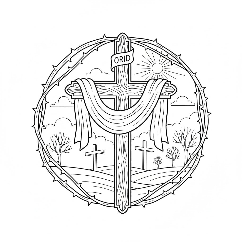 ζωγραφική Μεγάλη Παρασκευή δωρεάν εκτύπωση