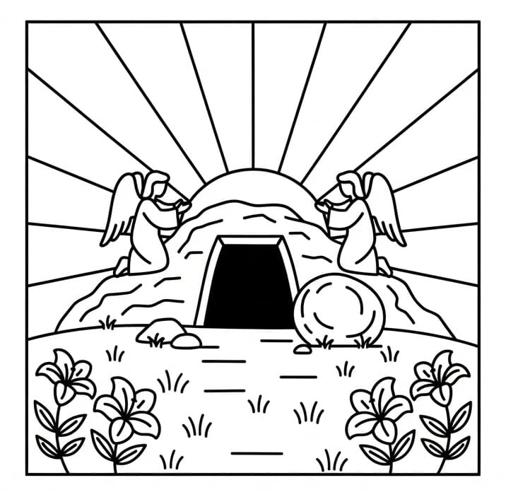 ζωγραφική Μεγάλη Παρασκευή εύκολη