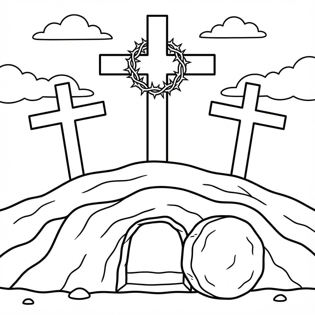 ζωγραφική Μεγάλη Παρασκευή Εκτύπωση δωρεάν