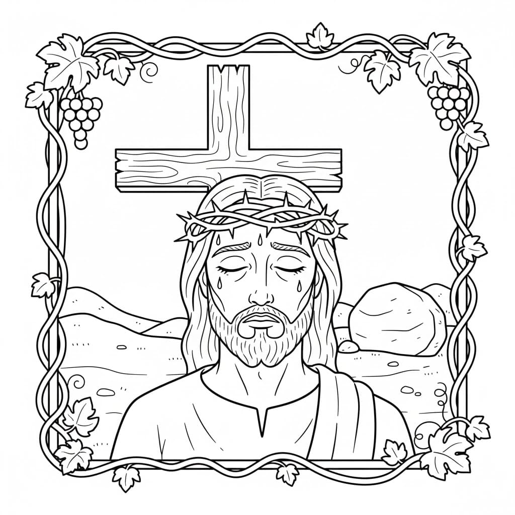 ζωγραφική Μεγάλη Παρασκευή για ενήλικες