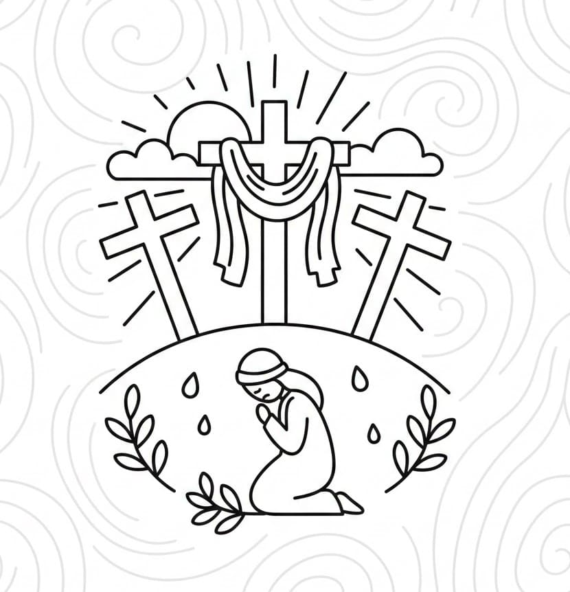 ζωγραφική Μεγάλη Παρασκευή όμορφη