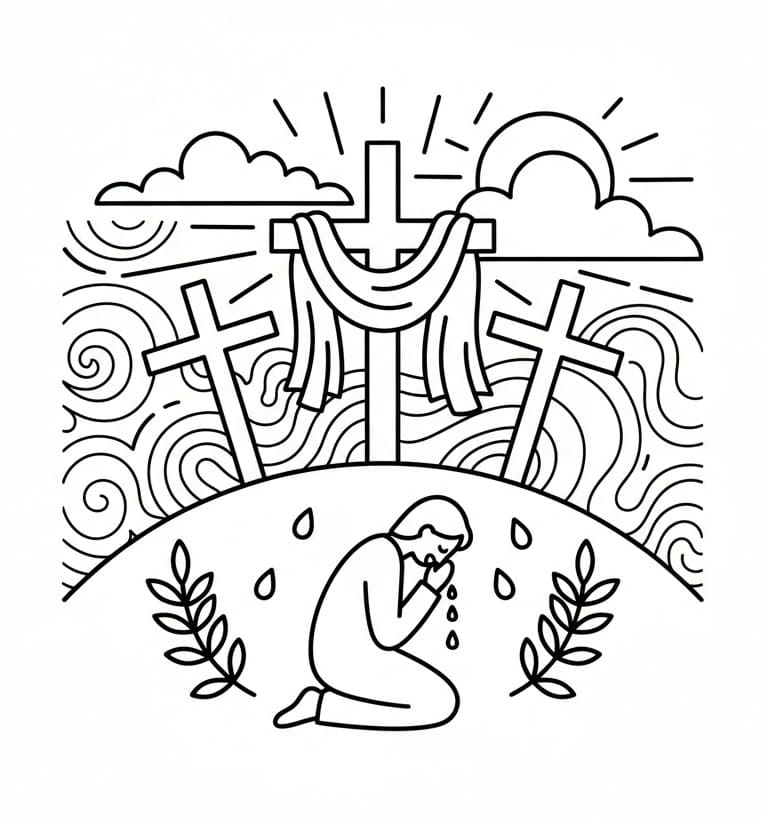 ζωγραφική Μεγάλη Παρασκευή πολύ ωραία