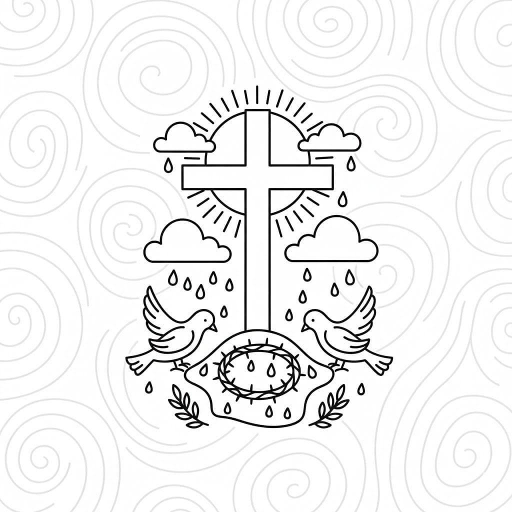 ζωγραφική Μεγάλη Παρασκευή προς εκτύπωση