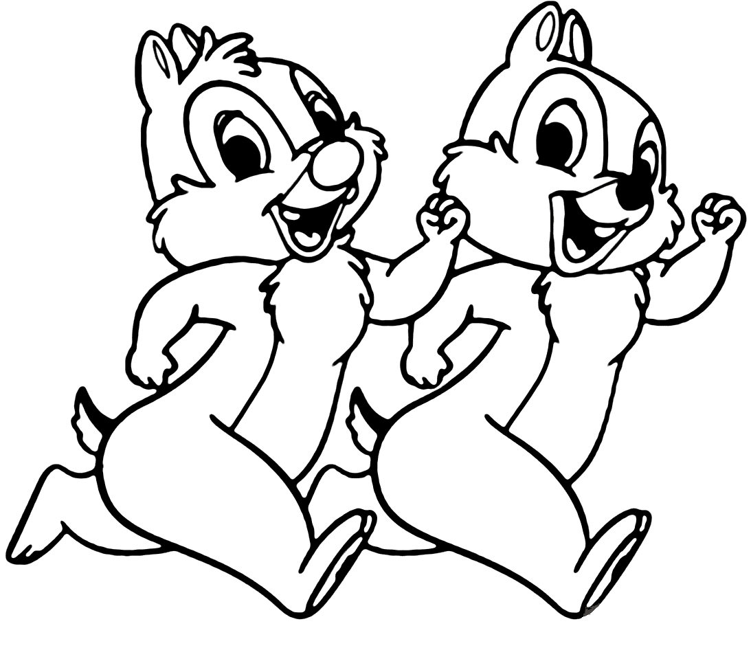 ζωγραφική Ντέιλ και Τσιπ Τρέξιμο