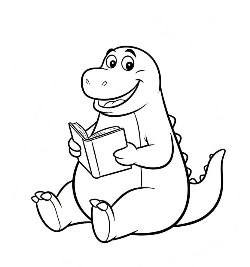 ζωγραφική Ο Μπάρνεϊ κάθεται