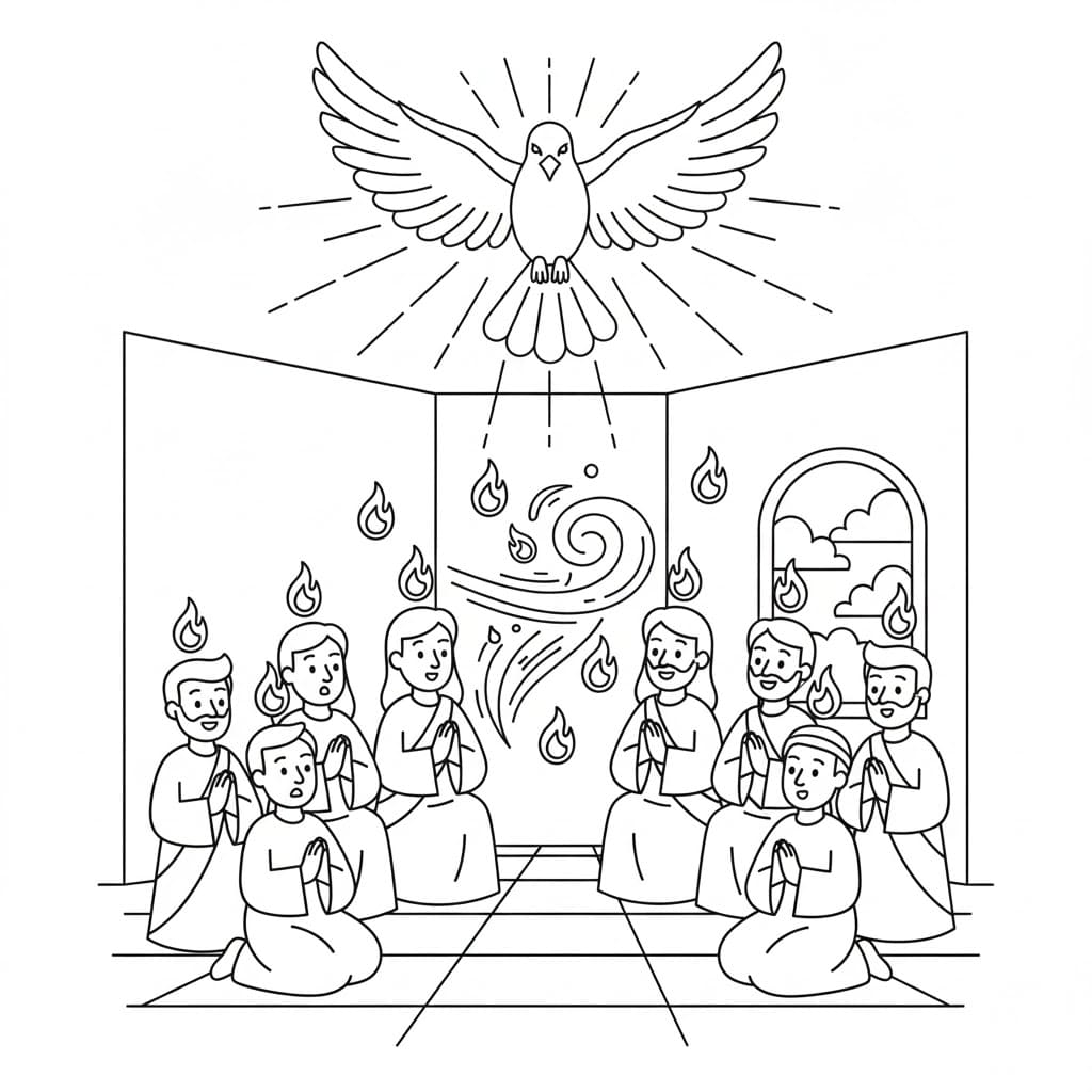 ζωγραφική Ωραία Πεντηκοστή