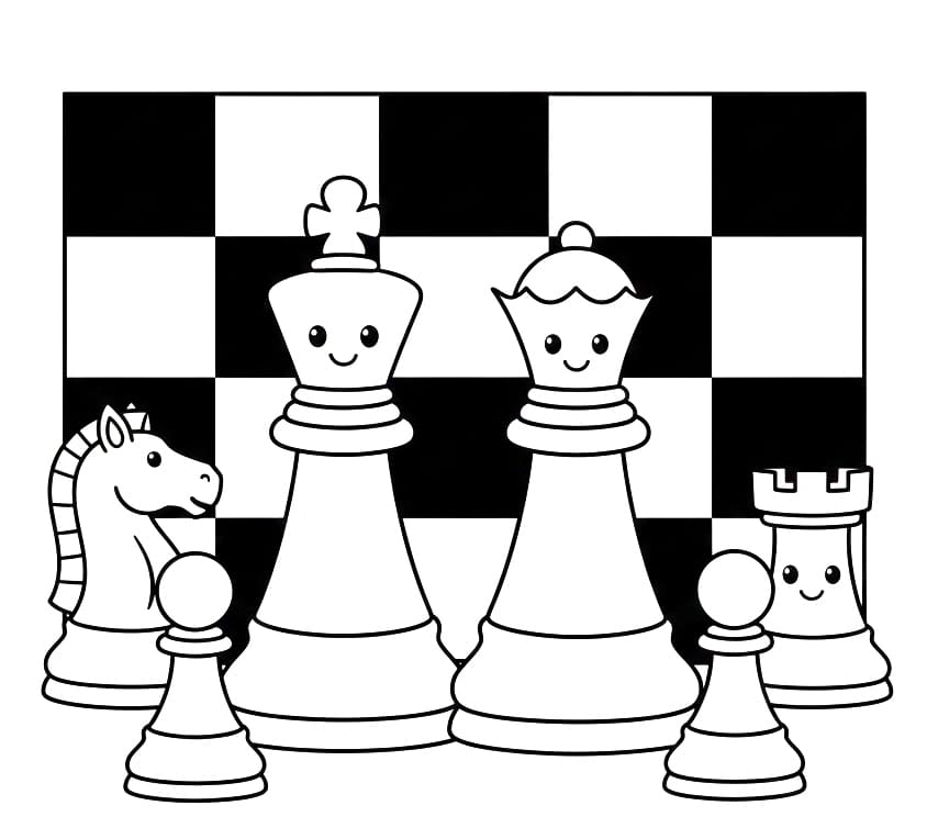 ζωγραφική Ωραίο σκάκι