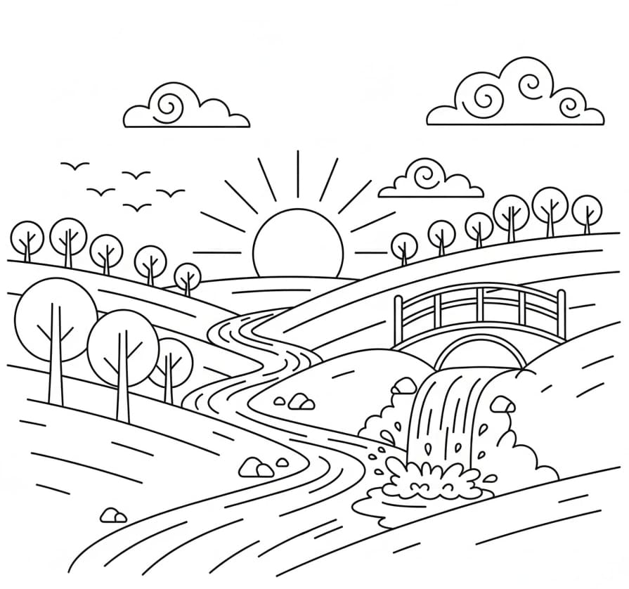 ζωγραφική Οριζόντια για εκτύπωση