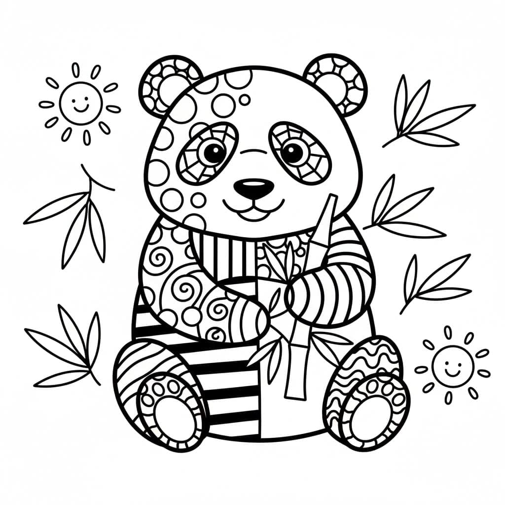 ζωγραφική Πάντα Ζεντάνγκλ