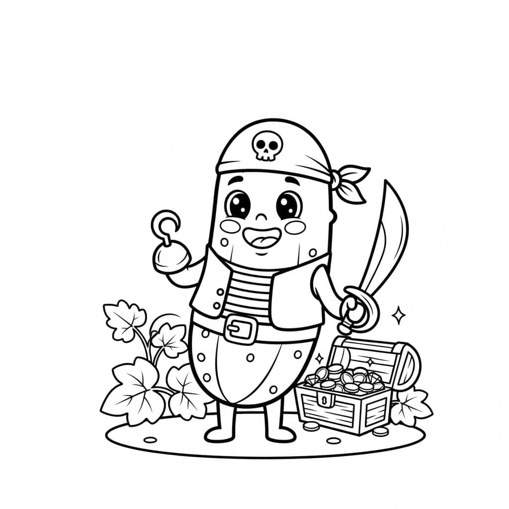 ζωγραφική Πειρατής αγγουριού