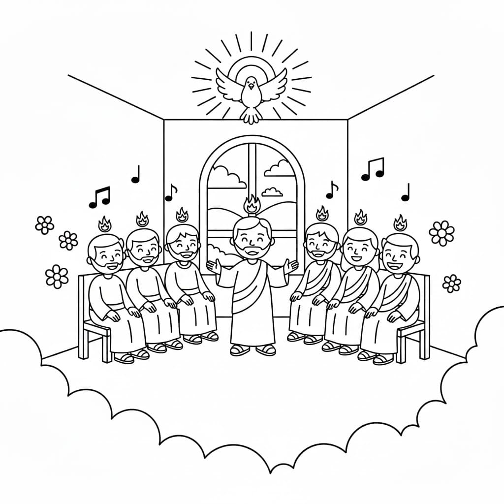 ζωγραφική Πεντηκοστή απλή