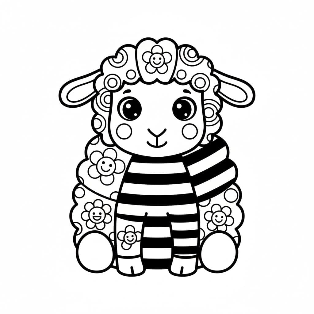 ζωγραφική Πρόβατα Ζεντάνγκλ