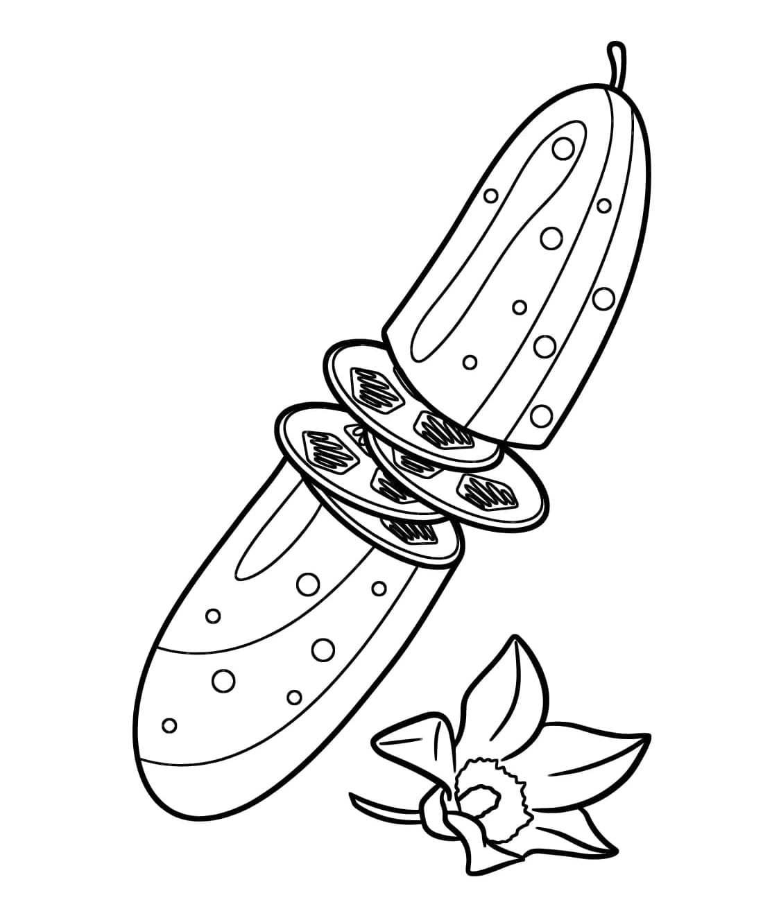 ζωγραφική Ψιλοκομμένο αγγούρι