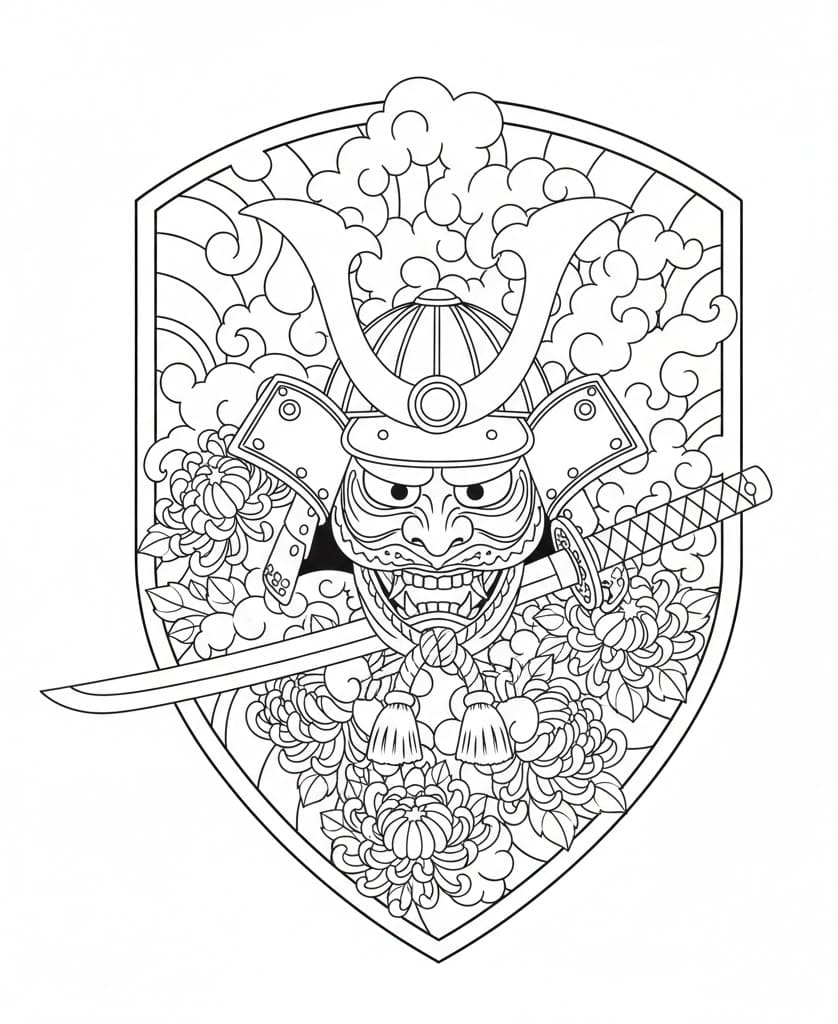 ζωγραφική Σαμουράι Τατουάζ