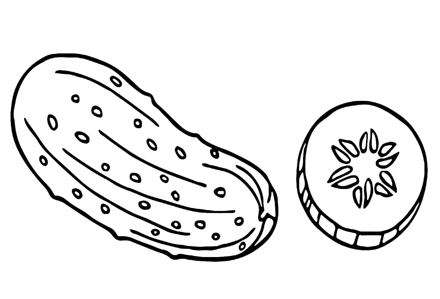 ζωγραφική Σχέδιο Αγγουριού