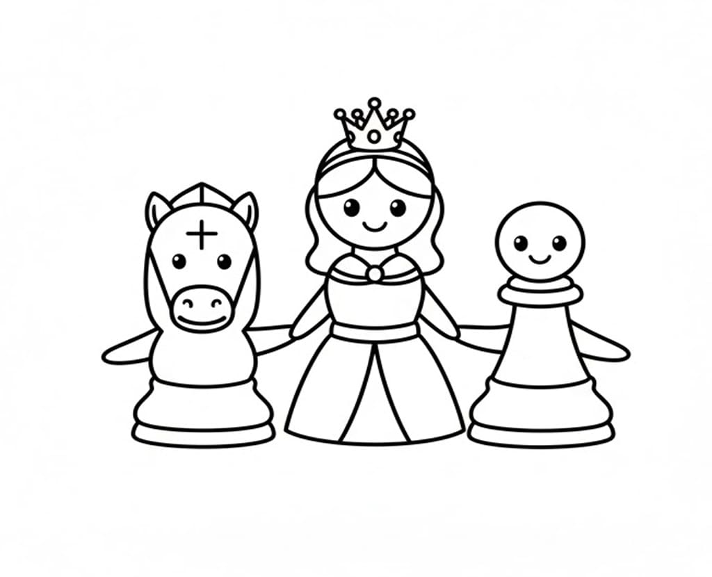 ζωγραφική Σκάκι για παιδιά