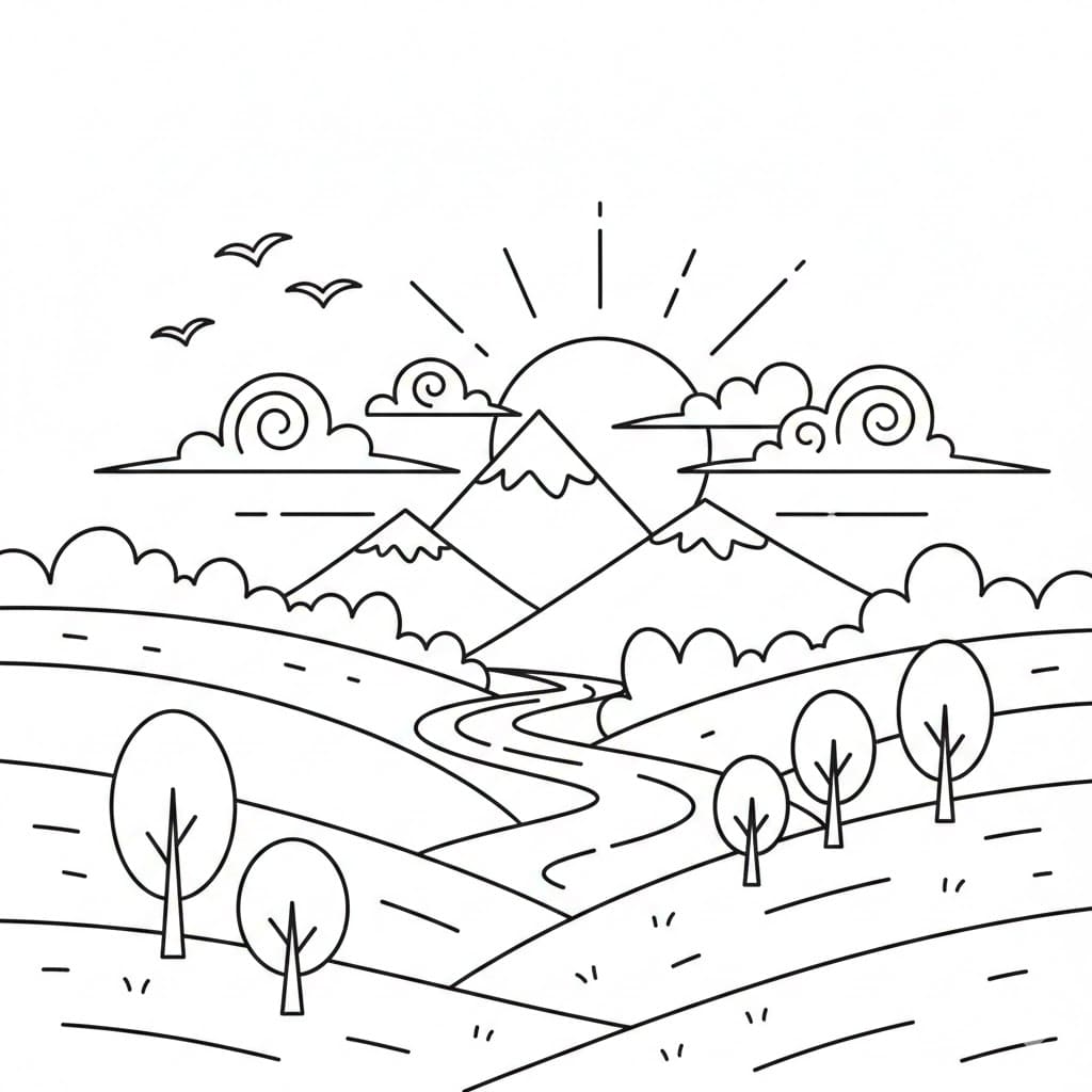 ζωγραφική Τοπική εκτύπωση για παιδιά