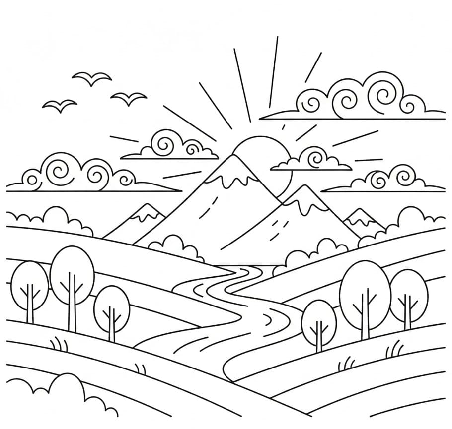 ζωγραφική Τοπίο εικόνας