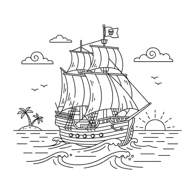 ζωγραφική Τοπίο στη θάλασσα