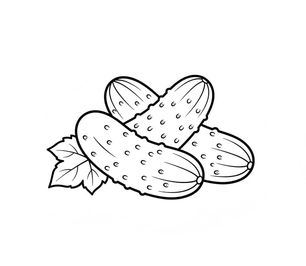 ζωγραφική Τρία Αγγούρι