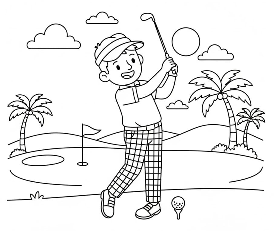 ζωγραφική Βασικό γκολφ