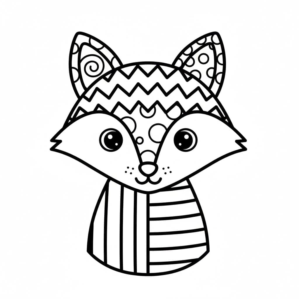 ζωγραφική Ζεντάνγκλ Φοξ