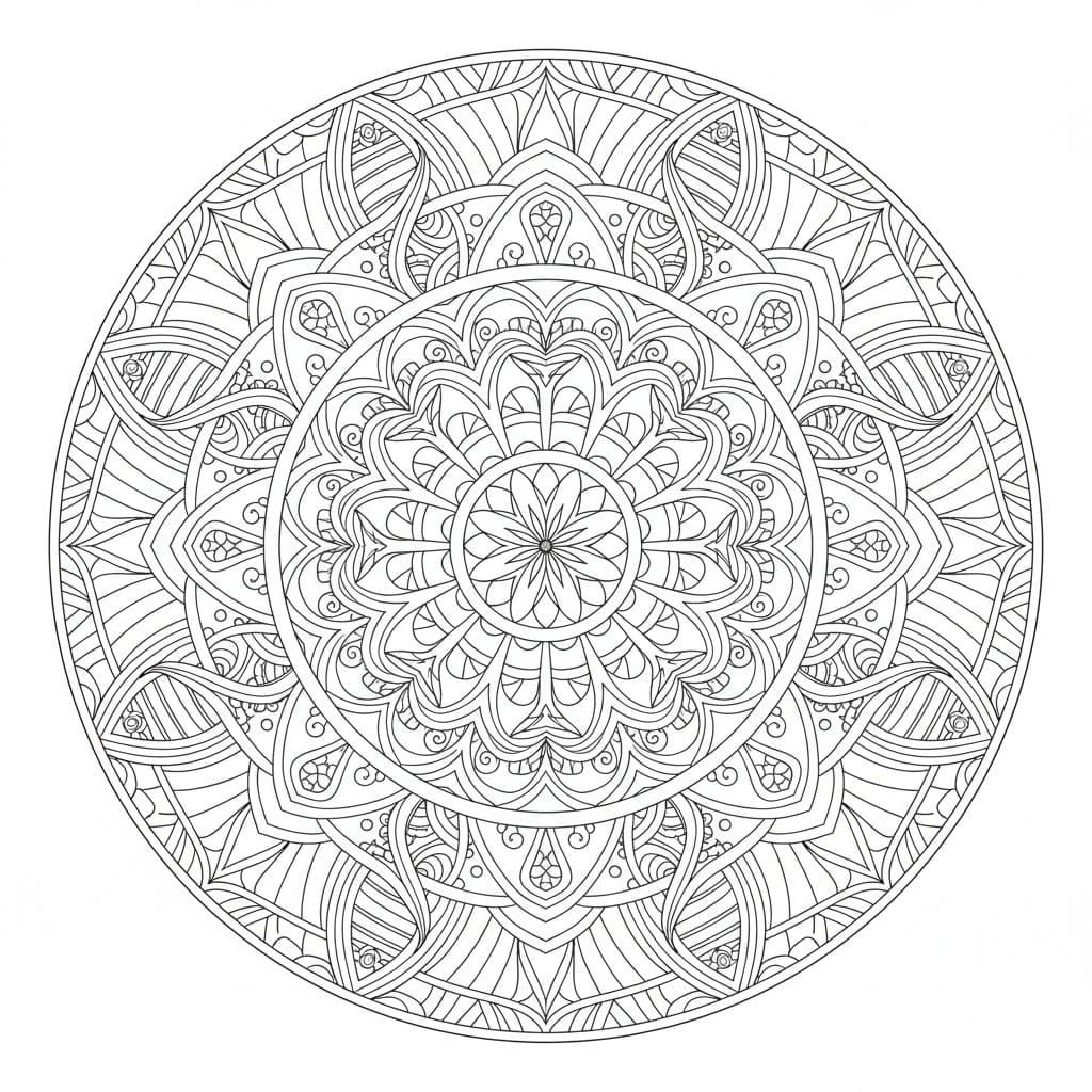 ζωγραφική Ζεντάνγκλ λουλουδάτο