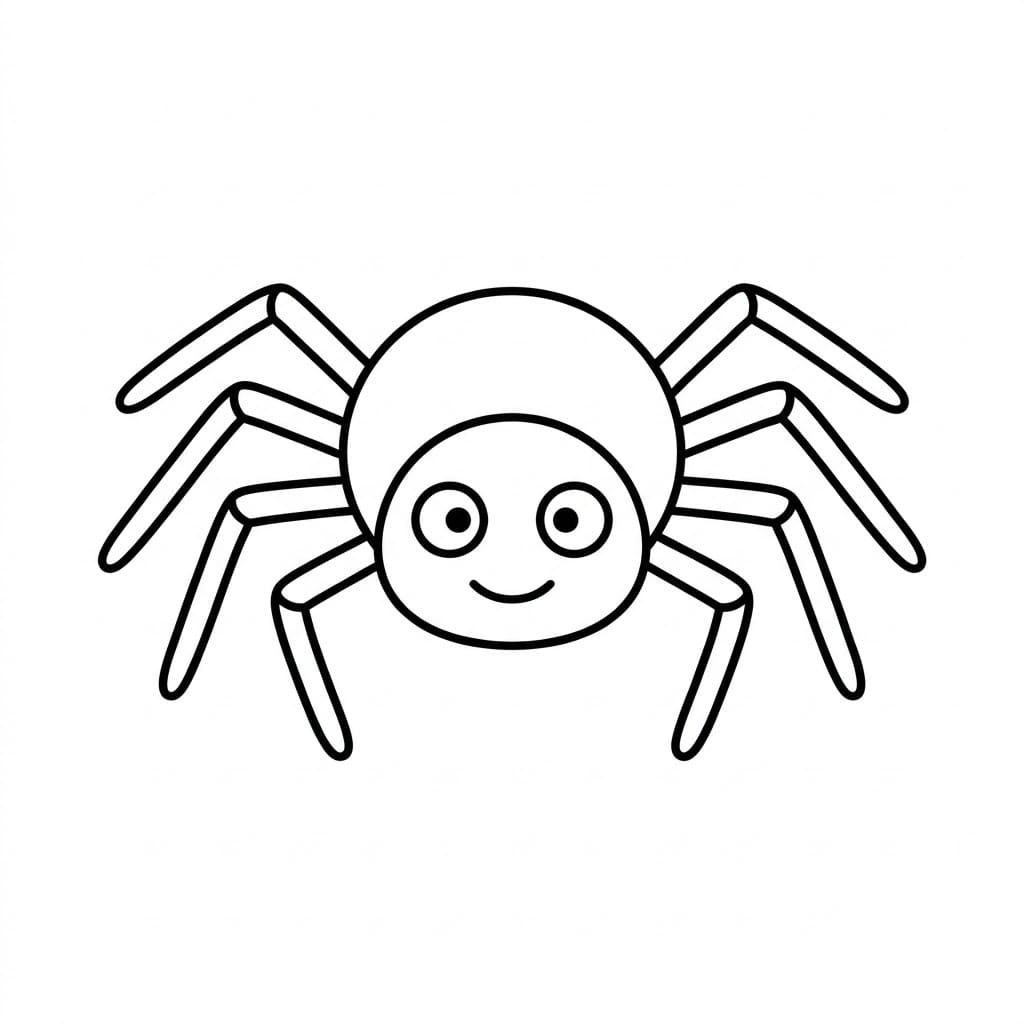 ζωγραφική Αστεία Αράχνη