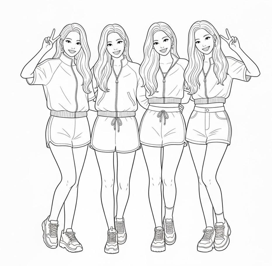 ζωγραφική Blackpink Μοντέρνο