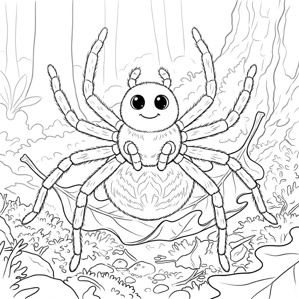 ζωγραφική Χαμογελαστή Αράχνη