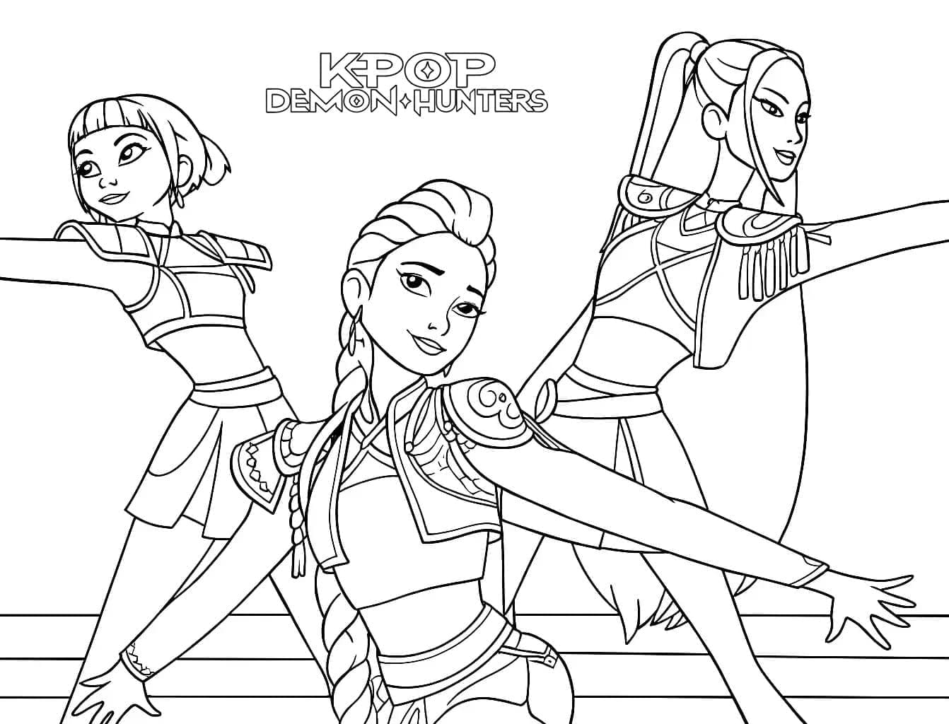 ζωγραφική Εικών K-Pop Κυνηγοί Δαιμόνων