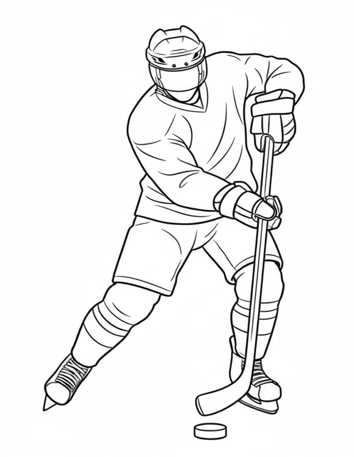 ζωγραφική Επίθεση Χόκεϊ