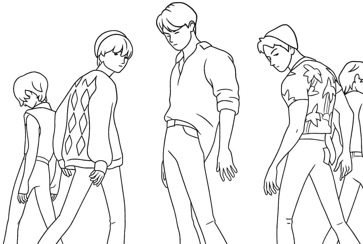 ζωγραφική K-Pop Κυνηγοί Δαιμόνων Για παιδιά