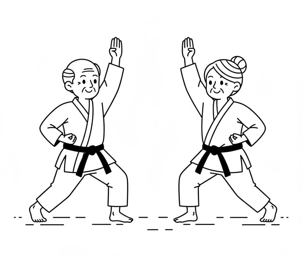 ζωγραφική Καράτε Επίδειξη