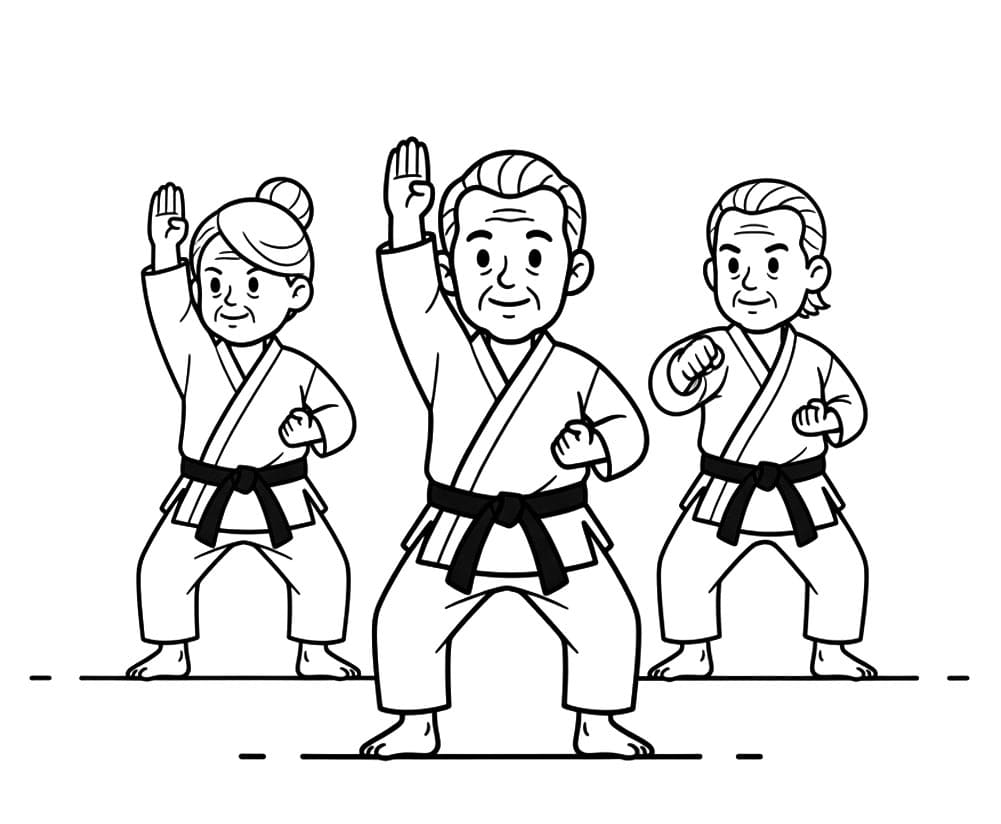 ζωγραφική Καράτε Ομάδα